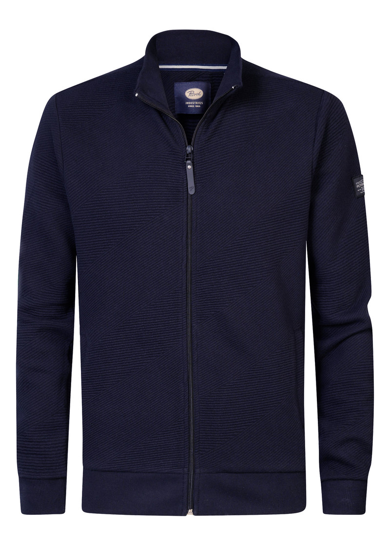 Men Sweater Collar Zip 