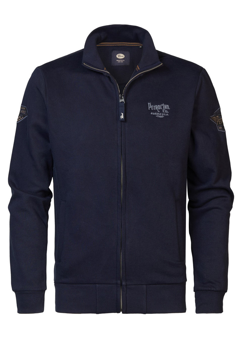 Men Sweater Collar Zip 