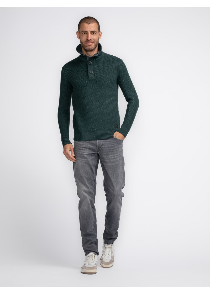 Men Knitwear Collar 