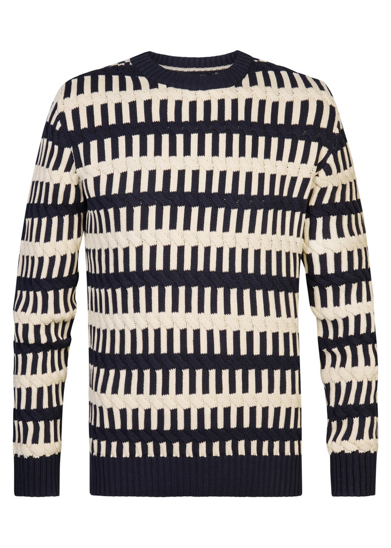 Men Knitwear Round Neck Basic 